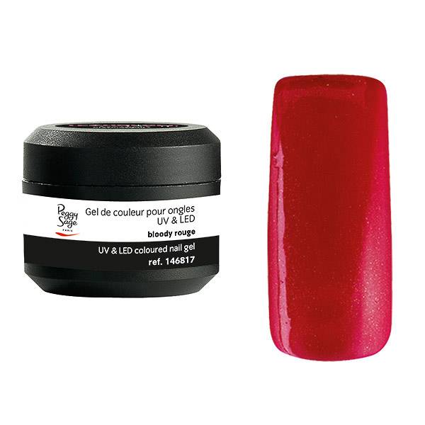 Gel de couleur UV & LED Color It - Bloody rouge 5g de la marque Peggy Sage - 1