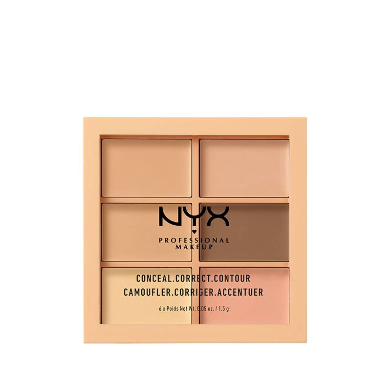 Palette correctrice anti-cernes et contour Light 9g de la marque NYX Professional Makeup Contenance 9g - 1
