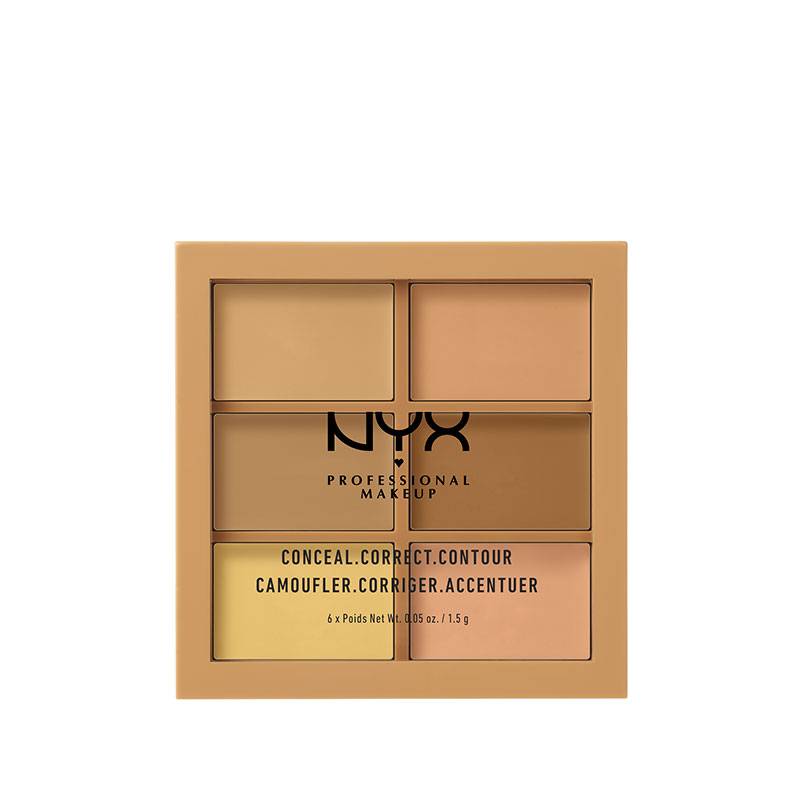 Palette correctrice anti-cernes et contour Medium 9g de la marque NYX Professional Makeup Contenance 9g - 1