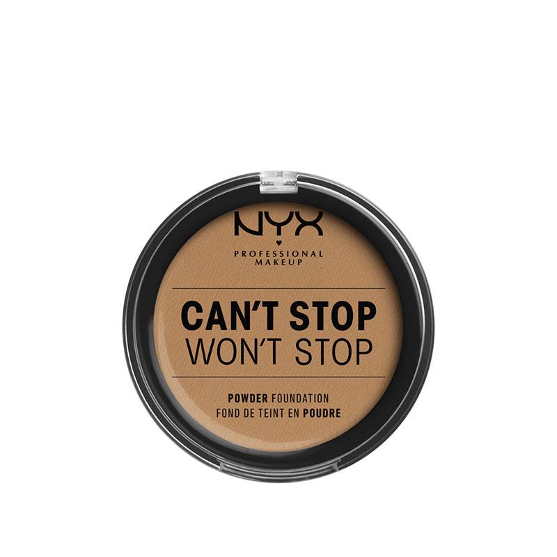 Fond de teint en poudre Can't stop won't stop Golden Honey de la marque NYX Professional Makeup Contenance 11g - 1
