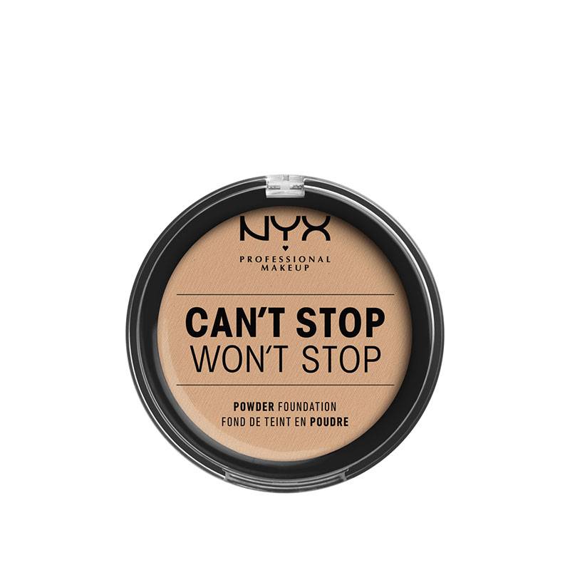 Fond de teint compact Can't Stop Won't Stop - Natural de la marque NYX Professional Makeup Contenance 11g - 1