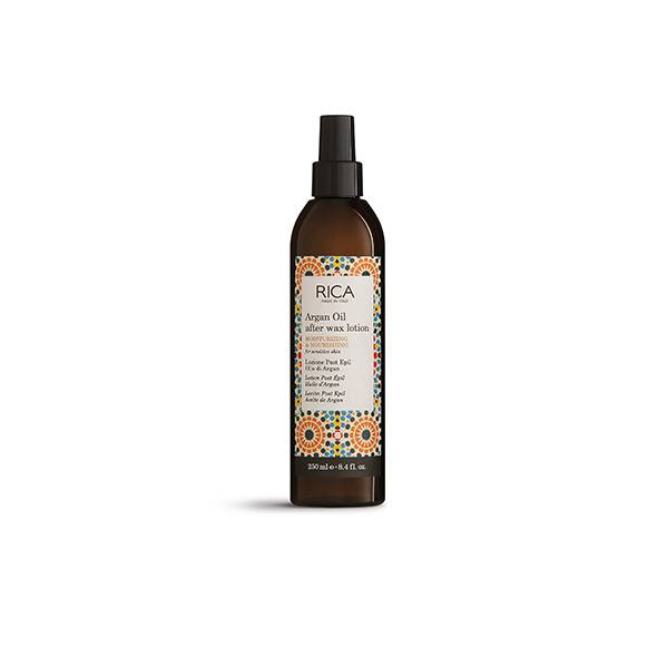 Huile post-épilation à l'huile d'argan de la marque Rica Contenance 250ml - 1