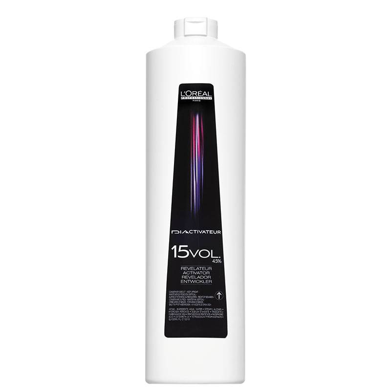 Révélateur professionnel 15 volumes Diactivateur de la marque L'Oréal Professionnel Contenance 1000ml - 1