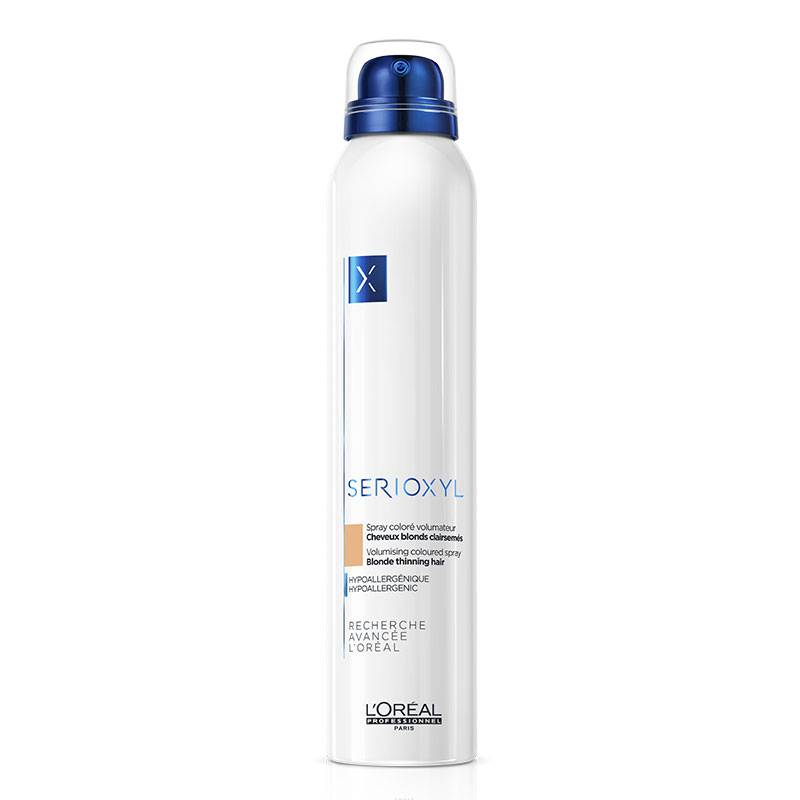 Spray coloré volumateur - Cheveux clairsemés Blond Serioxyl de la marque L'Oréal Professionnel Contenance 200ml - 1