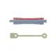 Bigoudis permanente courts 70x11mm x12 Bleu & Rouge - 1 Bigoudis permanente courts 70x11mm x12 Bleu & Rouge de la marque Coiffeo - 1