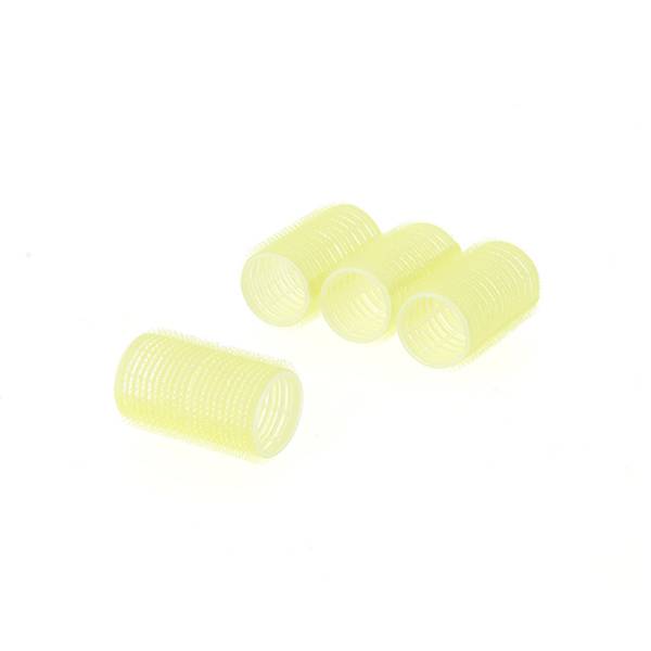 Rouleaux velcro 32mm x4 Jaune de la marque Coiffeo - 1