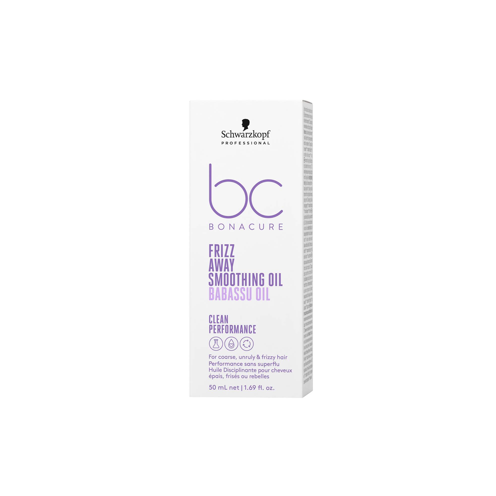 Huile Disciplinante Frizz Away BC Bonacure de la marque Schwarzkopf Professional Contenance 50ml - 1