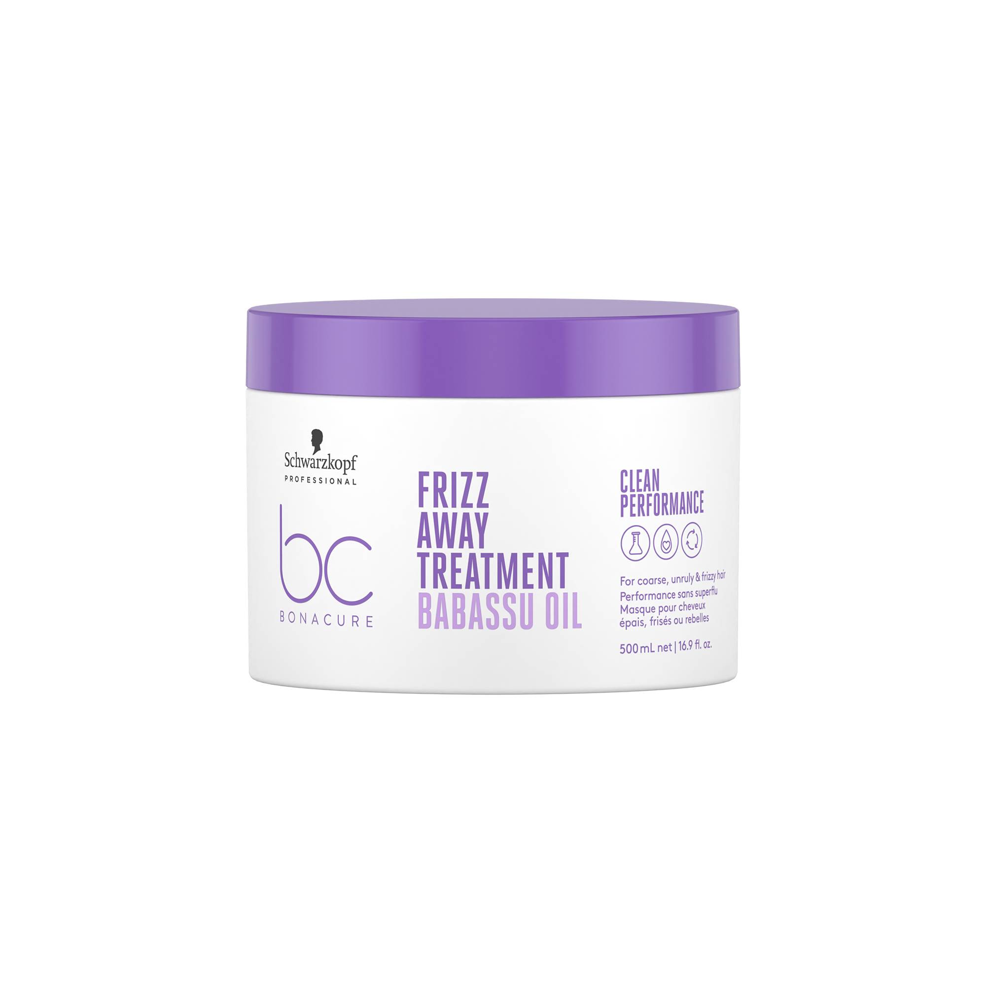 Masque Frizz Away BC Bonacure de la marque Schwarzkopf Professional Contenance 500ml - 1