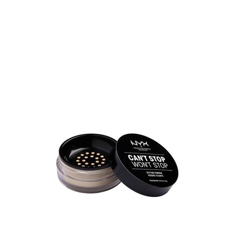 Poudre libre fixante Can't stop won't stop Medium light de la marque NYX Professional Makeup Contenance 10g - 1