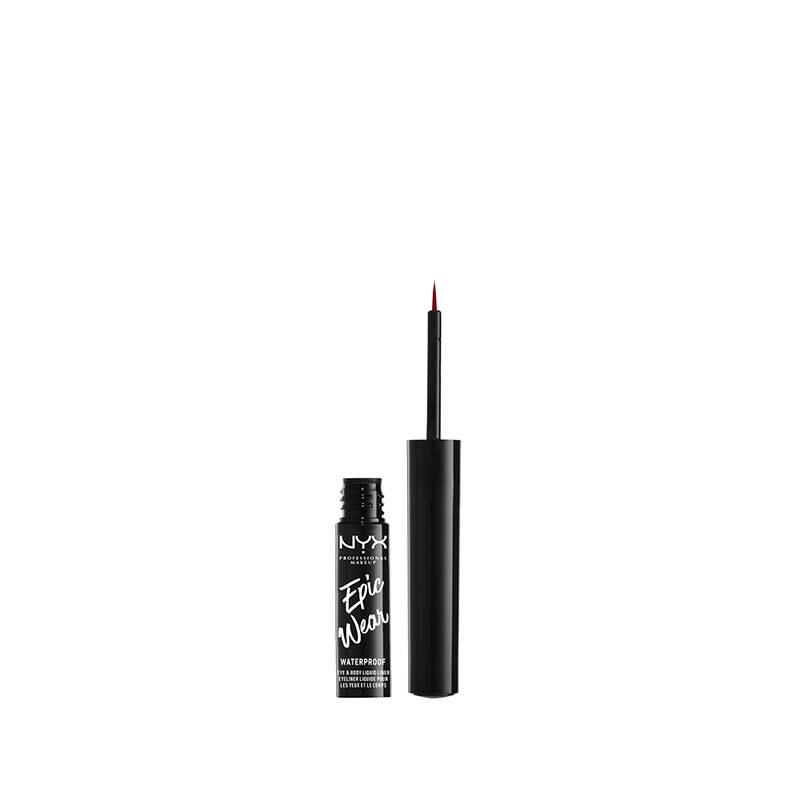 Eyeliner liquide Epic Wear Liner Waterproof Red de la marque NYX Professional Makeup Contenance 16ml - 1