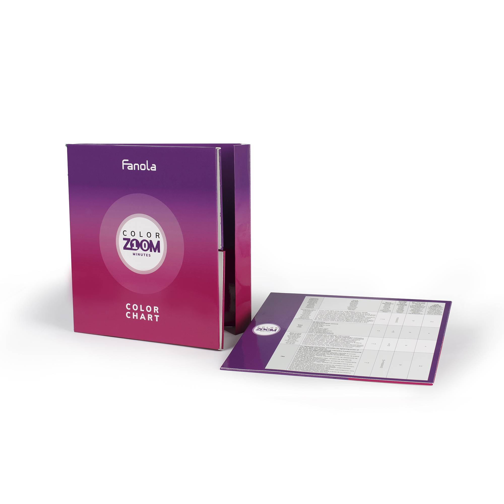Nuancier Color Zoom de la marque Fanola - 1