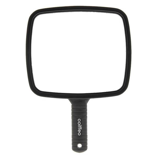 Miroir noir avec poignée de la marque Coiffeo - 1