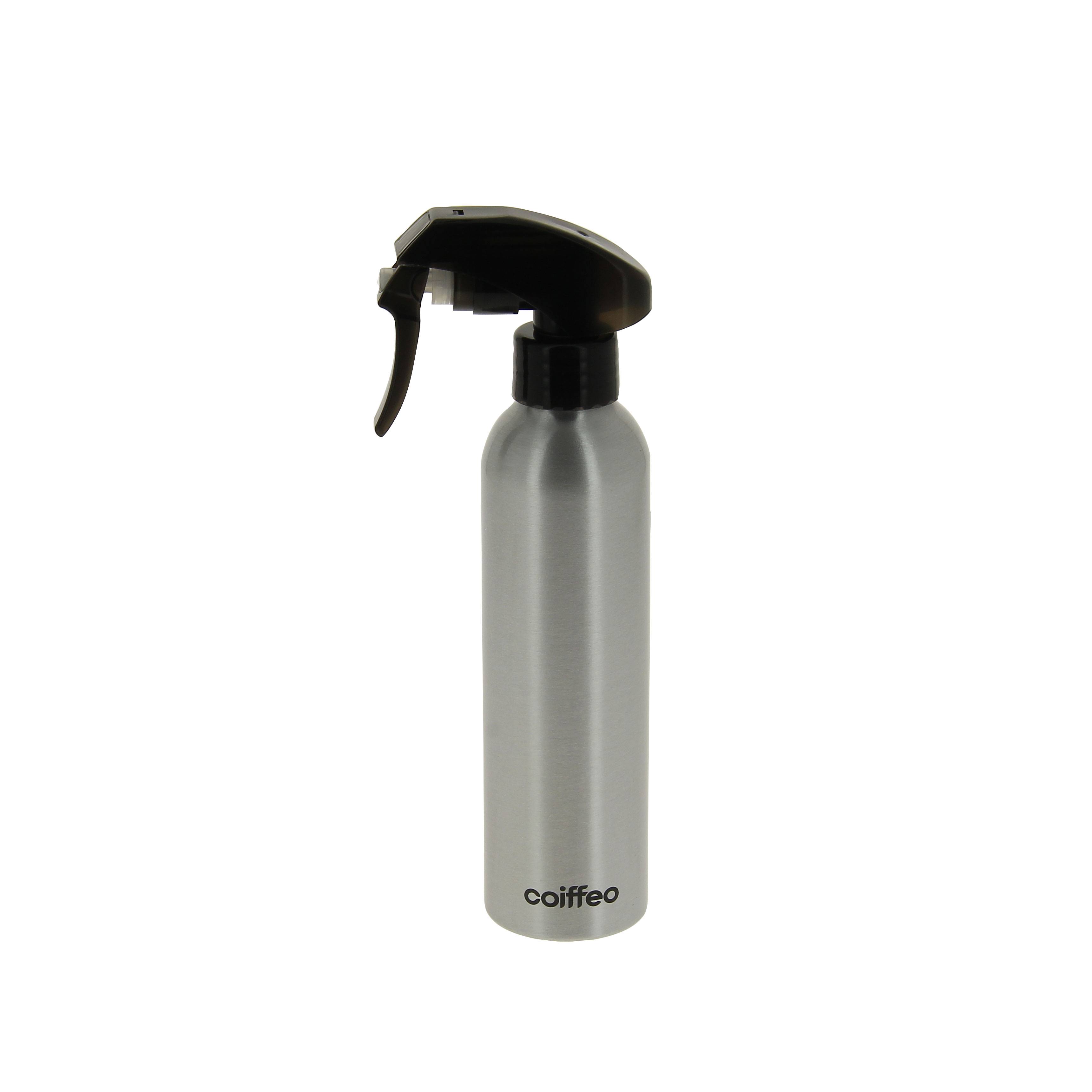 Atomiseur en aluminium - Argent et noir 260ml de la marque Coiffeo - 1