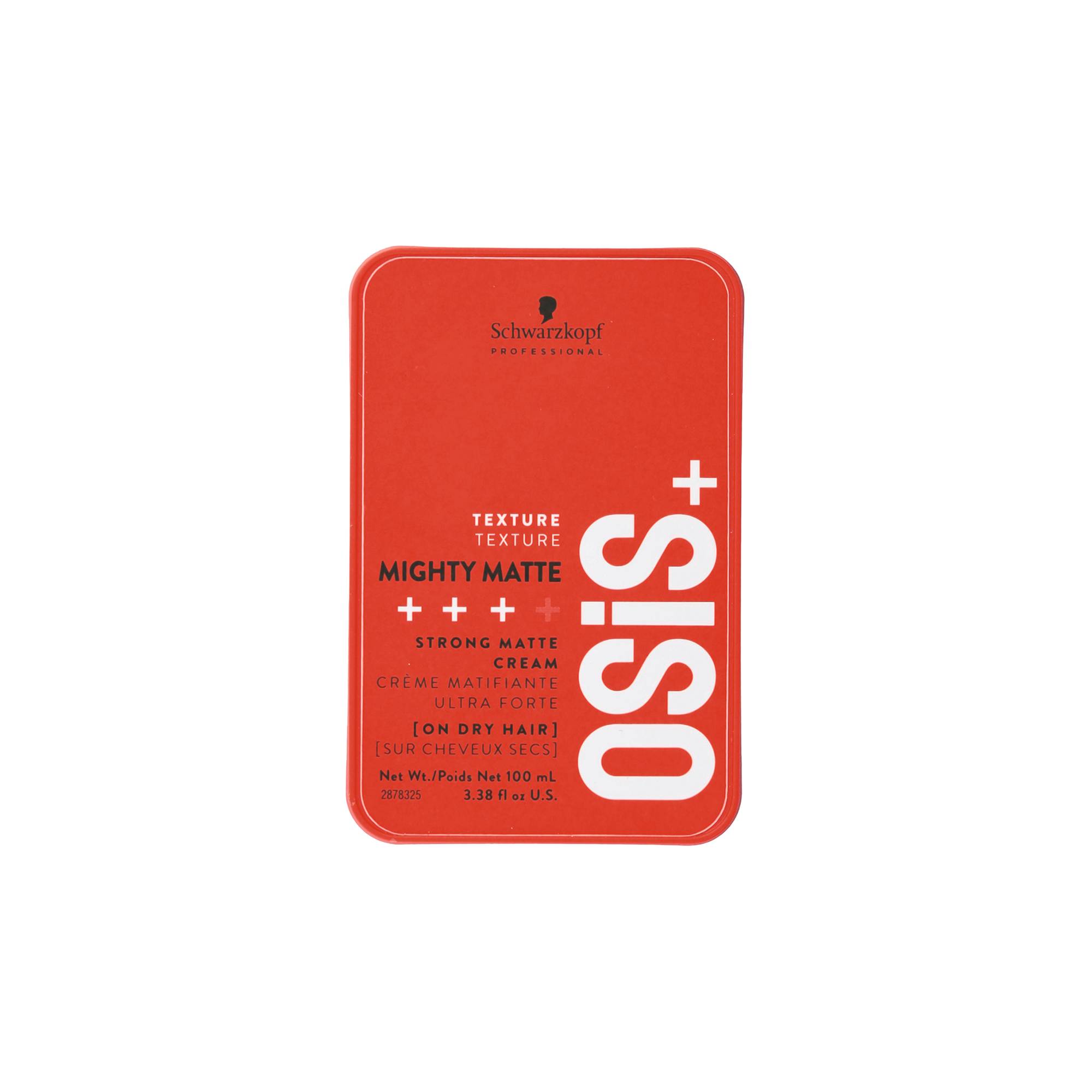 Crème matifiante ultra-forte Osis+ Mighty Matte de la marque Schwarzkopf Professional Contenance 100ml - 1