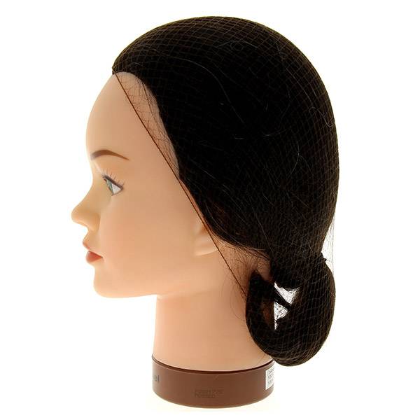 Filets à cheveux fine maille x6 Chatain de la marque Coiffeo - 1