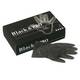 Boîte de 20 gants latex satin noir - Taille S de la marque Sibel - 1