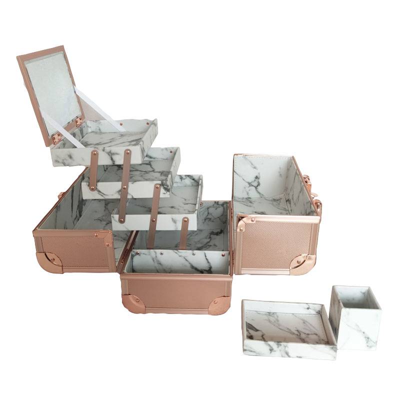 Malette professionnelle Rose Gold de la marque Estheo - 1
