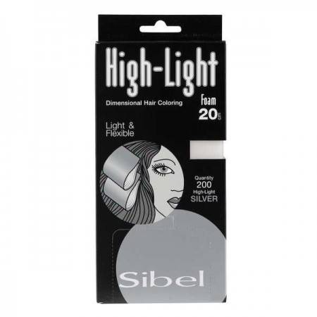 Lot de 200 papiers mèches 20x10cm de la marque Sibel - 1