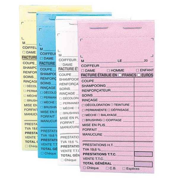 Carnet de caisse sans numéro x10 Rose de la marque Sibel - 1