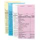 Carnet de caisse sans numéro x10 Rose - 1 Carnet de caisse sans numéro x10 Rose de la marque Sibel - 1