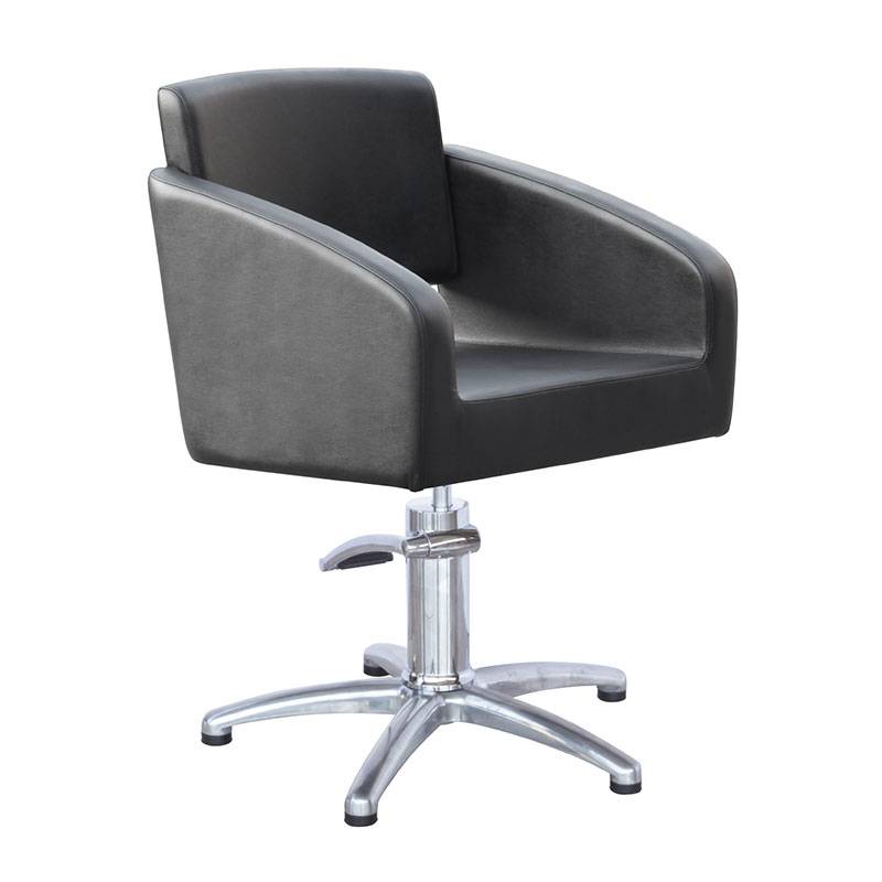 Fauteuil noir Berlin 50x98cm de la marque 7e ÉLÉMENT - 1