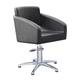 Fauteuil noir Berlin 50x98cm - 1 Fauteuil noir Berlin 50x98cm de la marque 7e ÉLÉMENT - 1