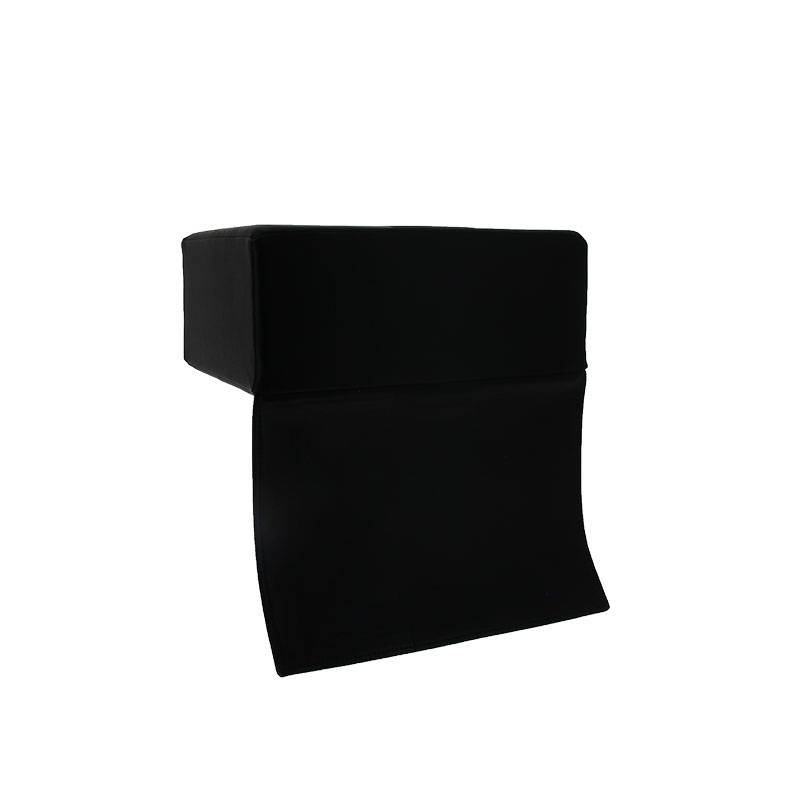 Rehausseur de coiffure en Simili cuir Noir 17cm de la marque Coiffeo - 1