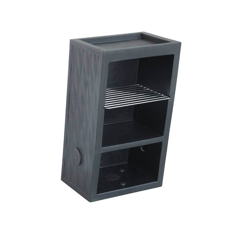 Meuble intercalaire pour bac de lavage Noir de la marque Coiffeo - 1