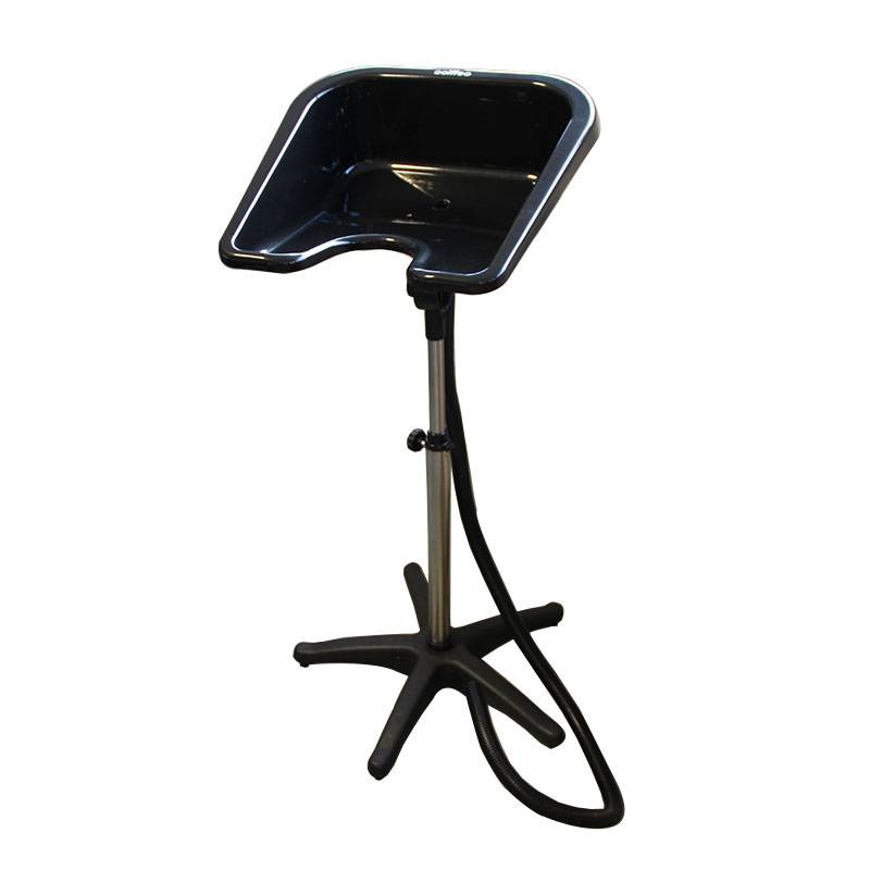 Lave-tête sur pied Noir 46x46x19cm de la marque Coiffeo - 1