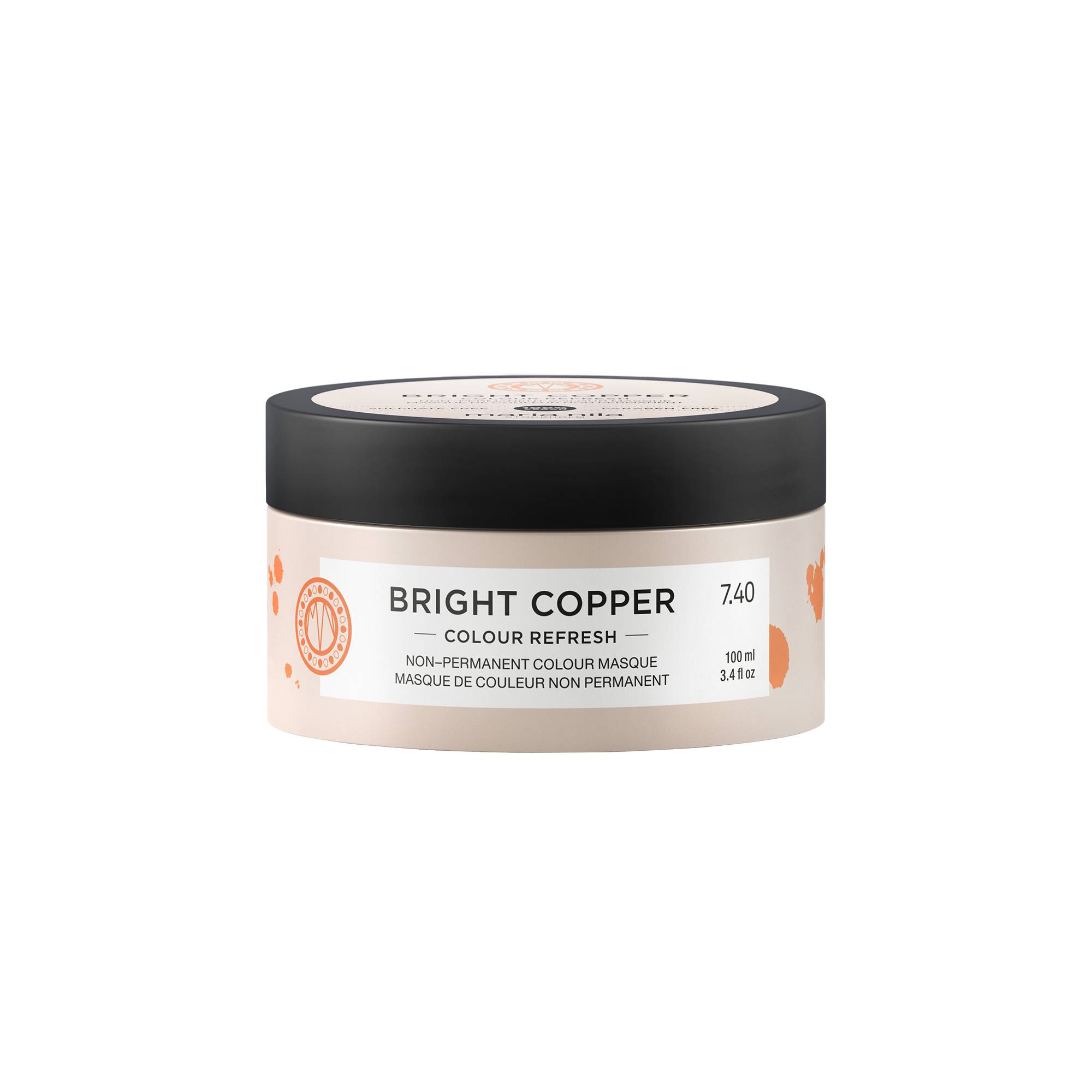 Masque repigmentant Colour Refresh 7.40 Bright copper de la marque Maria Nila Contenance 100ml - 1