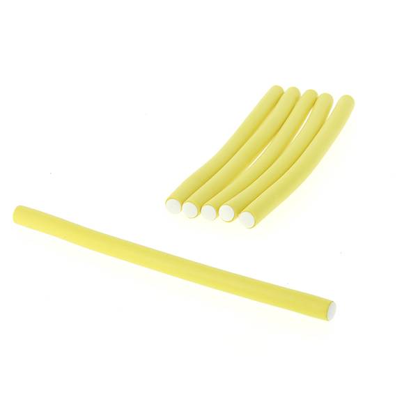Flexi rollers 10mmx18cm x6 Jaune de la marque Coiffeo - 1