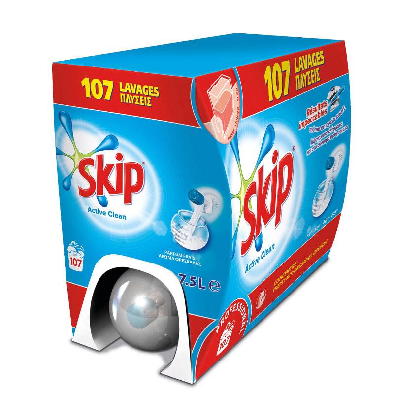 Lessive liquide concentré 107 lavages Skip de la marque Skip Contenance 7500ml - 1