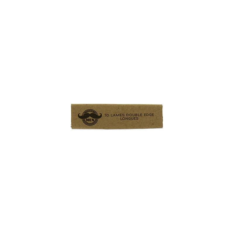 Boîte de 10 lames Double edge Longues de la marque Pure Men Tolerance - 1