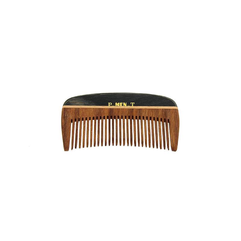 Peigne à barbe démêloir en bois de rose 10cm de la marque Pure Men Tolerance - 1