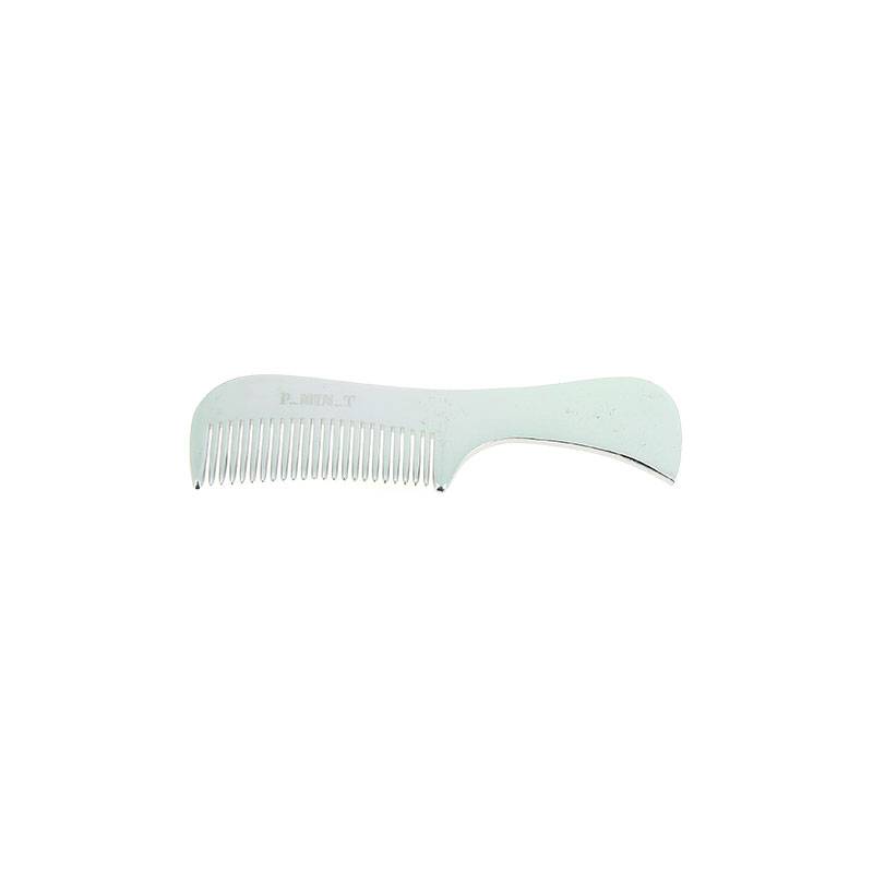 Mini peigne à barbe & moustache en aluminium 12.5cm de la marque Pure Men Tolerance - 1