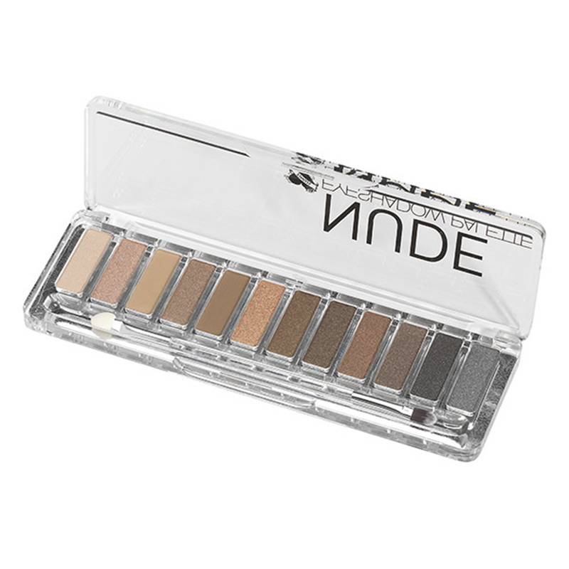 Palette 12 ombres à paupières Nude Natural Zingus de la marque Ellepi - 1