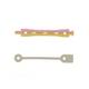 Bigoudis permanente courts 70x8mm x12 Rose & Jaune - 1 Bigoudis permanente courts 70x8mm x12 Rose & Jaune de la marque Coiffeo - 1