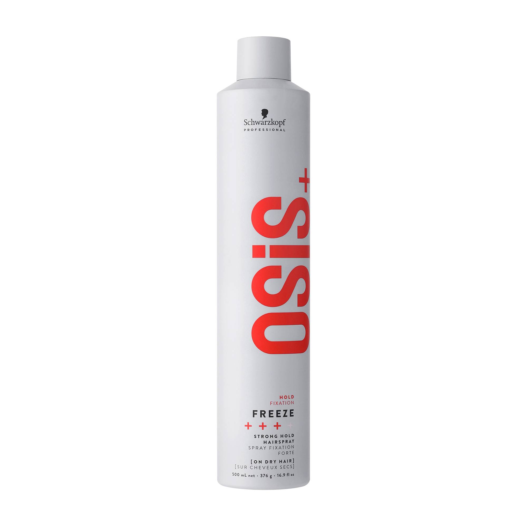Spray fixation forte Osis+ Freeze de la marque Schwarzkopf Professional Contenance 500ml - 1