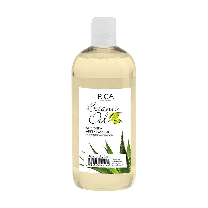 Huile post-épilation à l'aloe vera de la marque Rica Contenance 500ml - 1