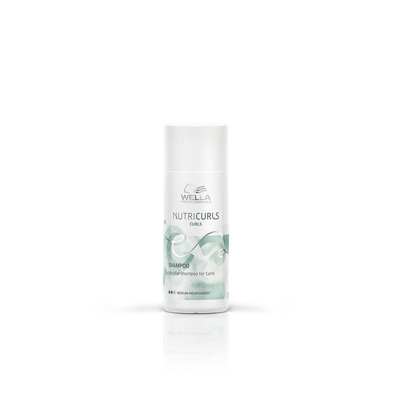 Shampooing micellaire cheveux bouclés - Shampoo Nutricurls de la marque Wella Professionals Contenance 50ml - 1