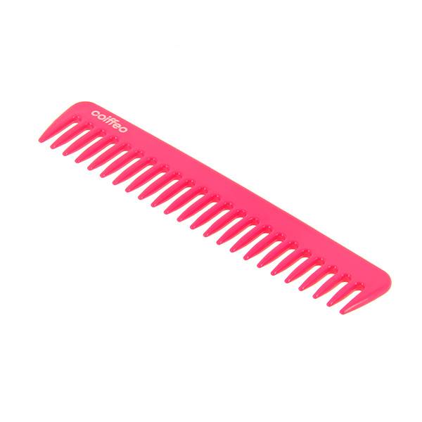 Peigne démêloir dents larges Fuschia de la marque Coiffeo - 1