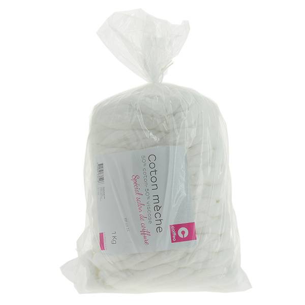 Coton 50% viscose 50% 1kg de la marque Coiffeo Contenance 1000g - 1