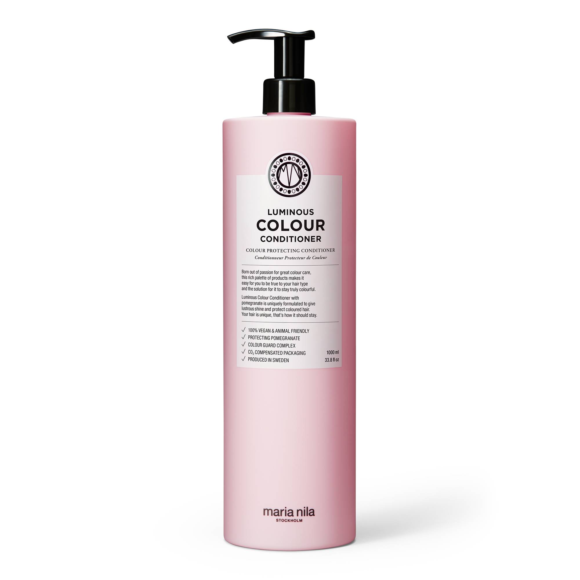 Après-shampooing cheveux colorés Luminous Colour de la marque Maria Nila Contenance 1000ml - 1