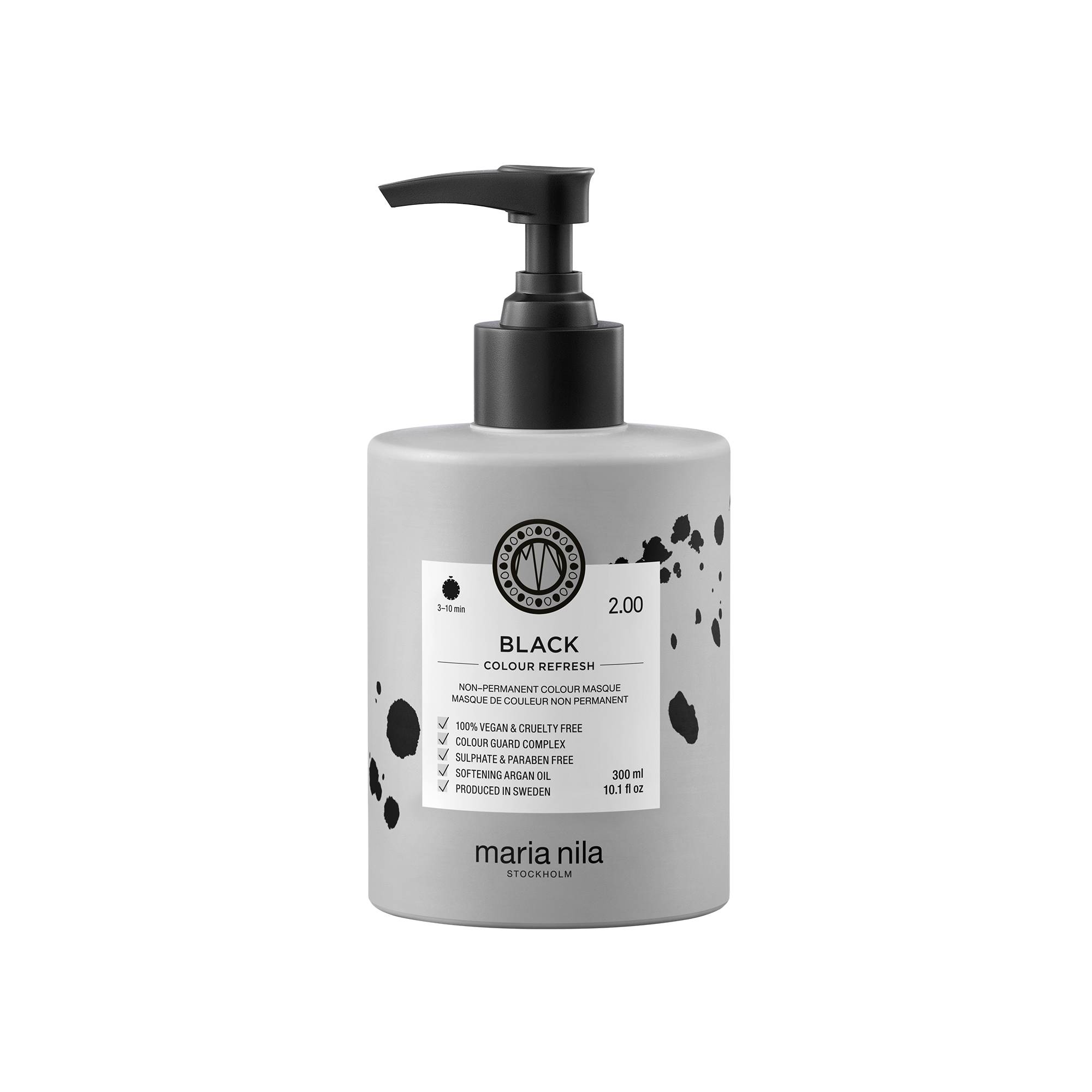 Masque repigmentant Colour Refresh 2.00 Black de la marque Maria Nila Contenance 300ml - 1