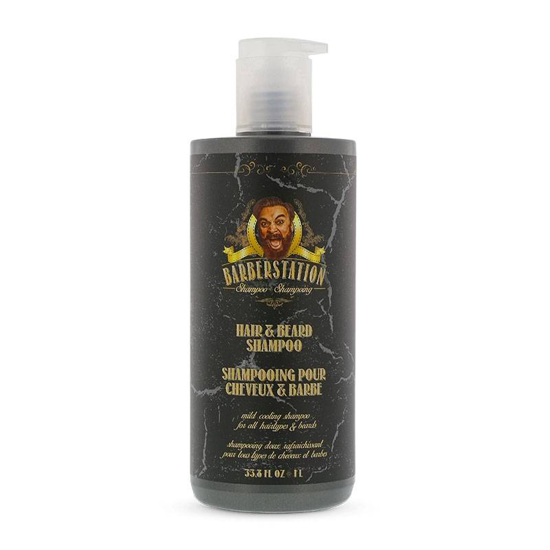 Shampoing cheveux et barbe de la marque Barberstation Contenance 1000ml - 1