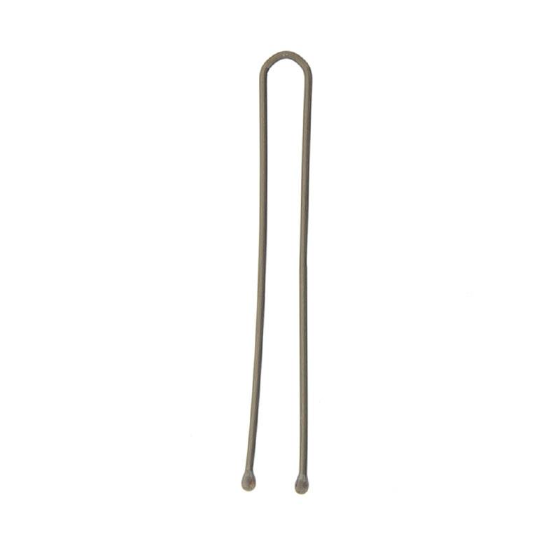 Epingles à chignon bouts perlés 50mm Bronze de la marque Coiffeo Contenance 500g - 1