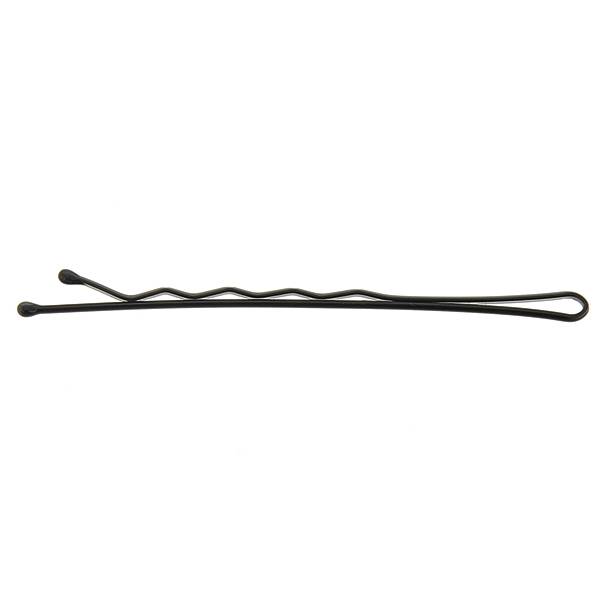 Pinces guiches ondulées bouts perlés 75mm 500g Noir de la marque Coiffeo Contenance 500g - 1