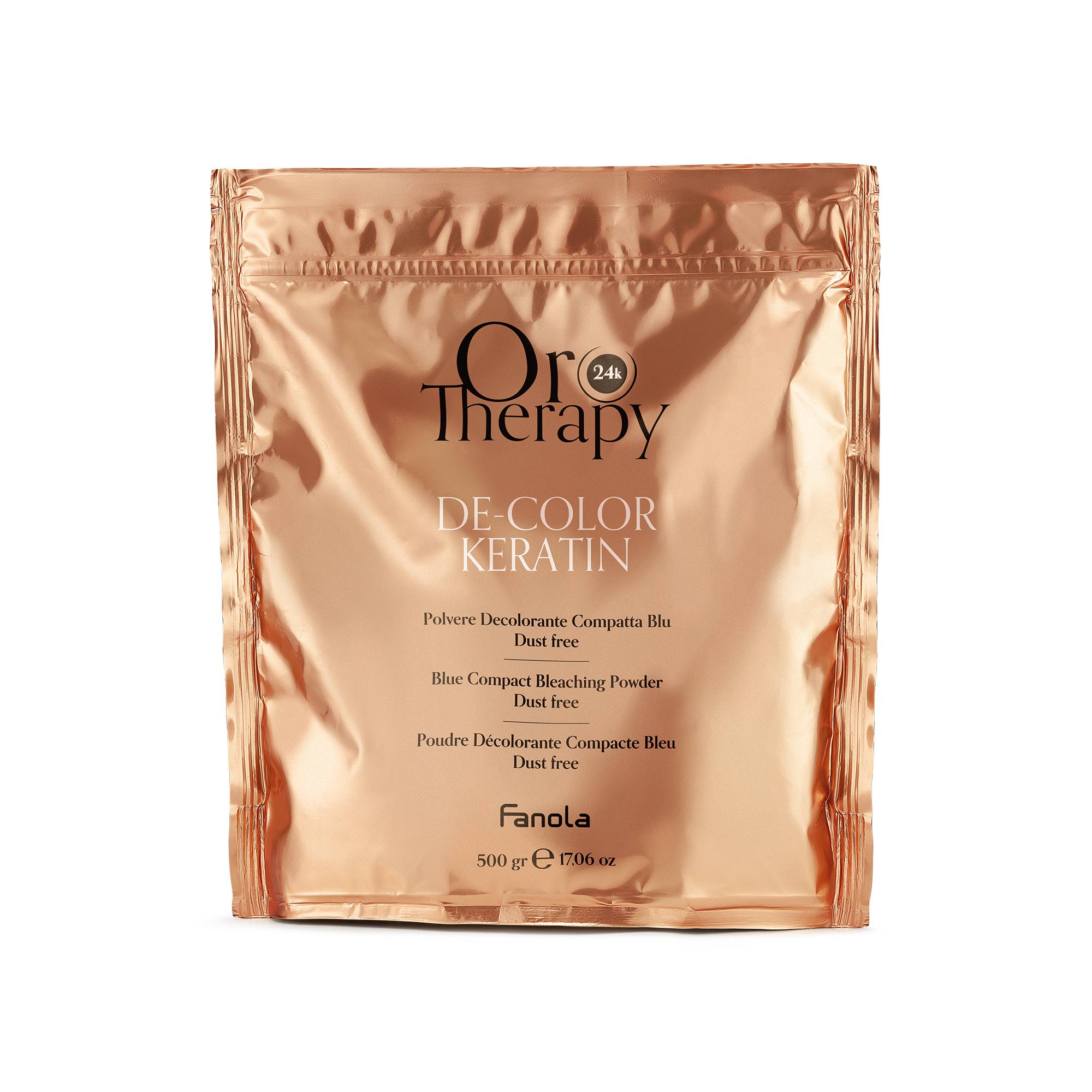 Poudre décolorante bleue De-Color Keratin 500g de la marque Oro Therapy Contenance 500g - 1