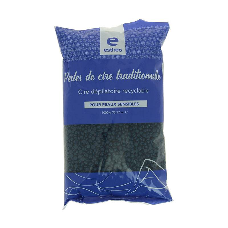 Cire gouttelette traditionnelle Azulène de la marque Estheo Contenance 1000g - 1