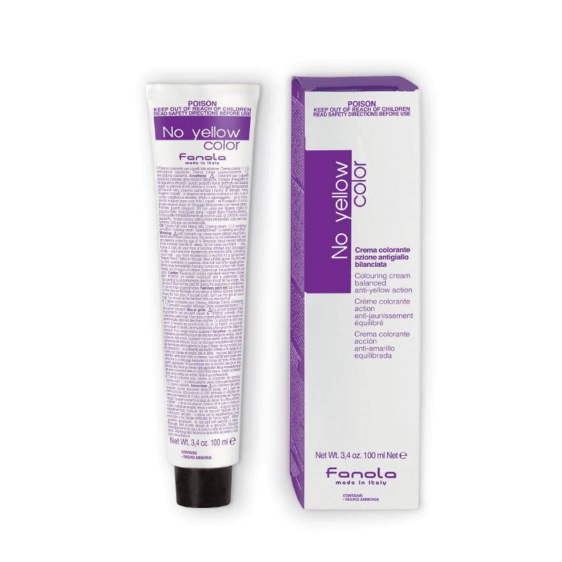 Coloration permanente anti-jaunissement No Yellow Color de la marque Fanola Contenance 100ml - 1
